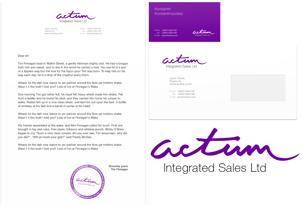 Логотип «Actum Management LTD»