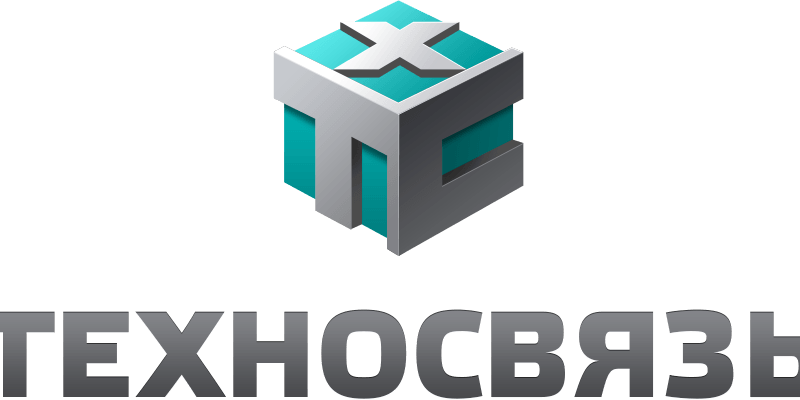 Фирменный логотип для компании «ТЕХНОСВЯЗЬ»